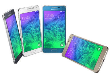 三星新推出的Galaxy Alpha是一款概况与iPhone相似的金属边框