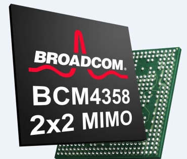 Broadcom旨在为智能手机清静板电脑提供双倍的Wi