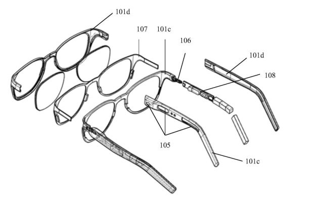小米的新专利：智能眼镜和眼镜袋