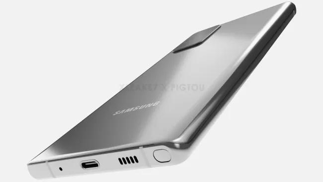 三星Galaxy Note 20渲染图显示了巨大的平板手机