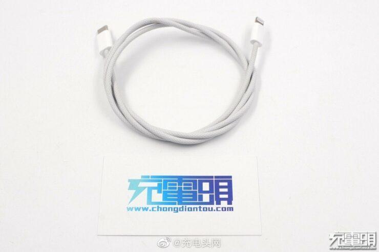 iPhone 12包装可能包括高质量的编织USB-C到闪电电缆