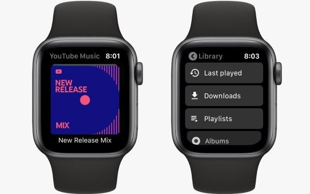 Google首次推出Apple Watch YouTube音乐应用
