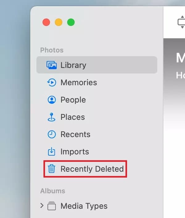 如何在Mac上轻松恢复最近删除的照片