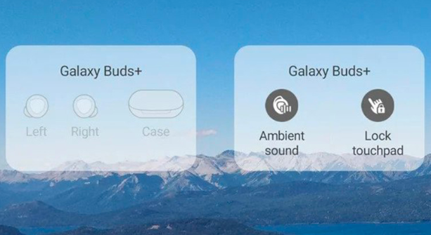 最新的Samsung Galaxy Buds和Buds +插件将小部件带到主屏幕