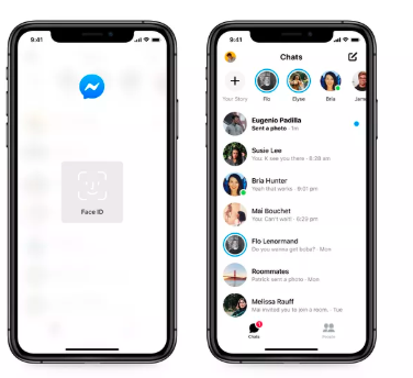 Facebook Messenger现在可以将您的聊天锁定在Face ID