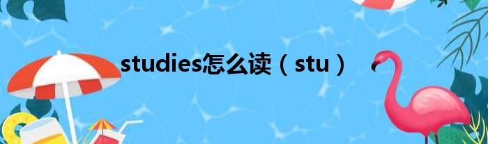 studies奈何样读（stu）