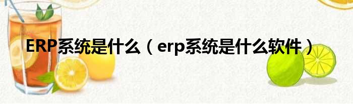 ERP零星是甚么（erp零星是甚么软件）