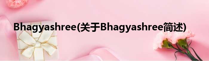 Bhagyashree(对于Bhagyashree简述)