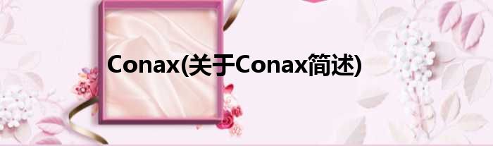 Conax(对于Conax简述)