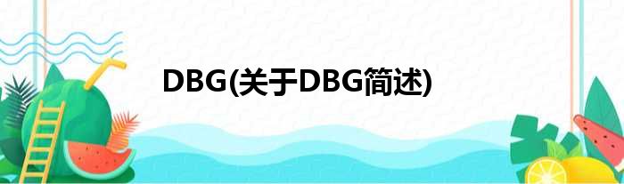 DBG(对于DBG简述)