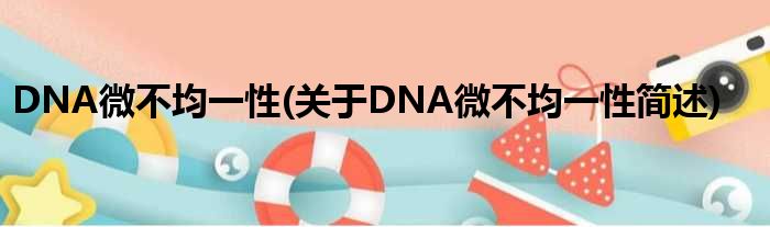 DNA微不均一性(对于DNA微不均一性简述)
