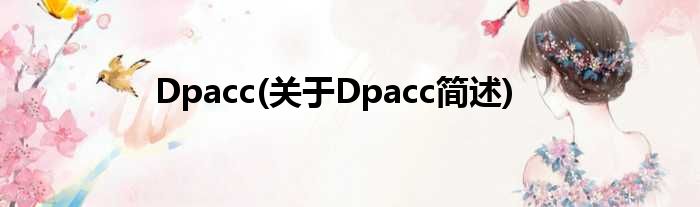 Dpacc(对于Dpacc简述)