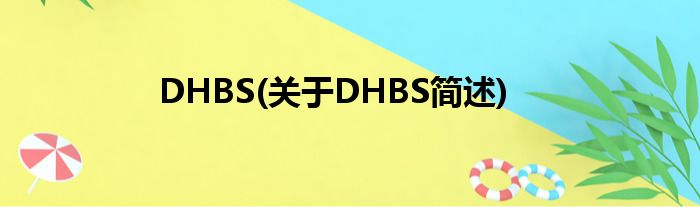 DHBS(对于DHBS简述)