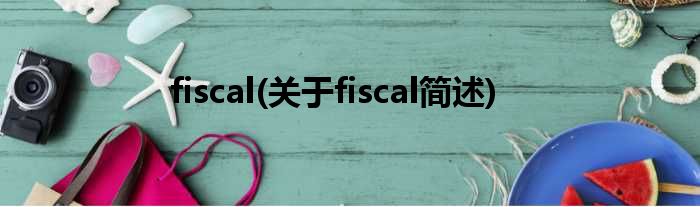 fiscal(对于fiscal简述)