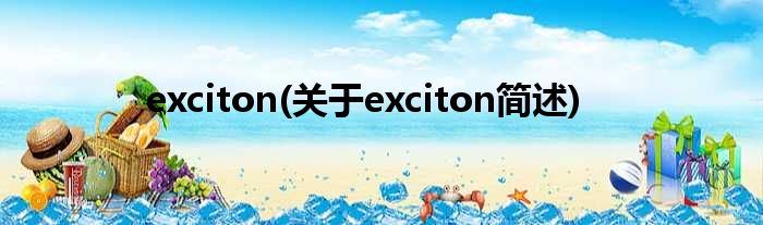 exciton(对于exciton简述)