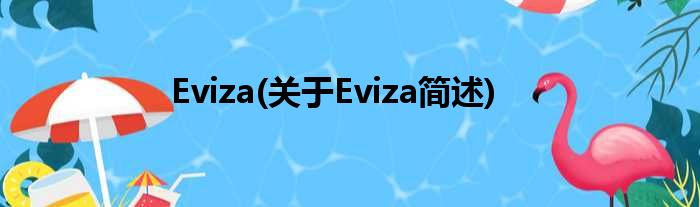 Eviza(对于Eviza简述)