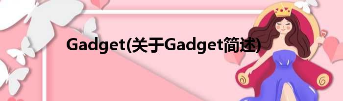 Gadget(对于Gadget简述)