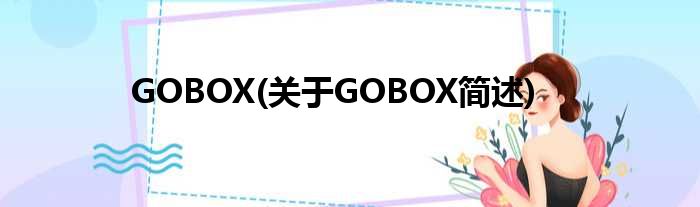 GOBOX(对于GOBOX简述)