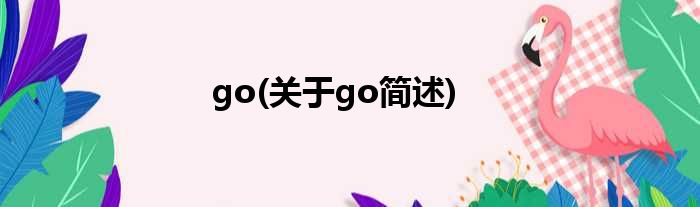 go(对于go简述)