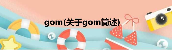 gom(对于gom简述)