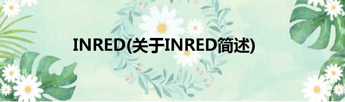 INRED(对于INRED简述)