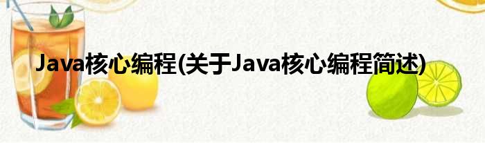 Java中间编程(对于Java中间编程简述)