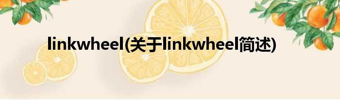linkwheel(对于linkwheel简述)