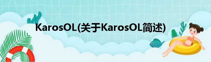 KarosOL(对于KarosOL简述)