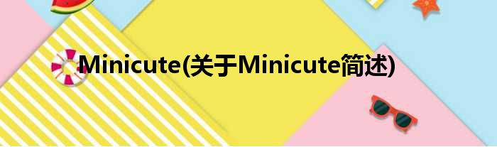 Minicute(对于Minicute简述)