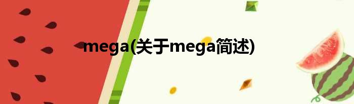 mega(对于mega简述)