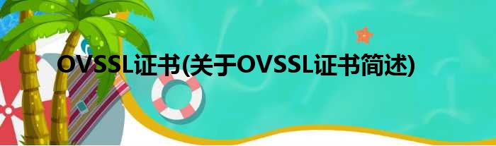 OVSSL证书(对于OVSSL证书函述)