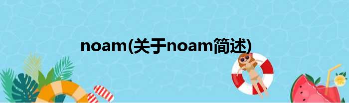 noam(对于noam简述)