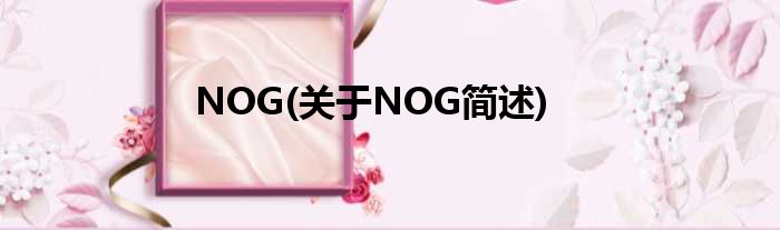 NOG(对于NOG简述)