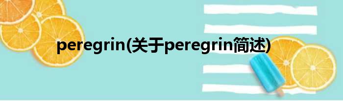 peregrin(对于peregrin简述)