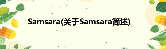 Samsara(对于Samsara简述)