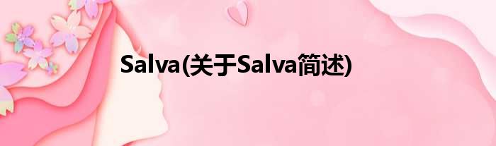 Salva(对于Salva简述)