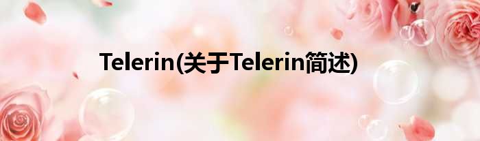 Telerin(对于Telerin简述)