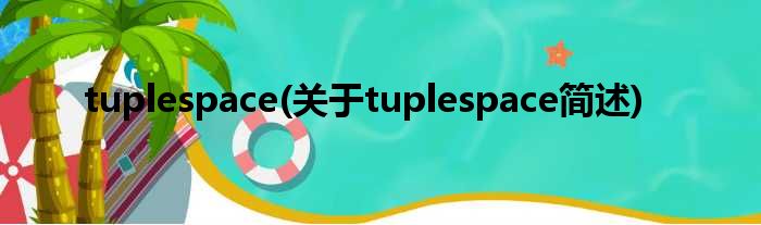 tuplespace(对于tuplespace简述)