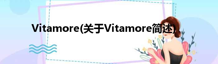 Vitamore(对于Vitamore简述)