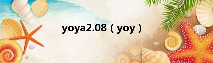 yoya2.08（yoy）
